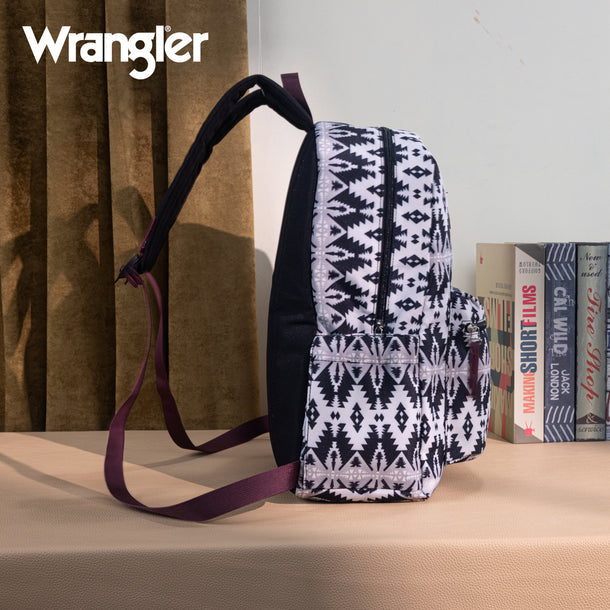 Wrangler Aztec Print Backpack - Black - WG2000-011BK