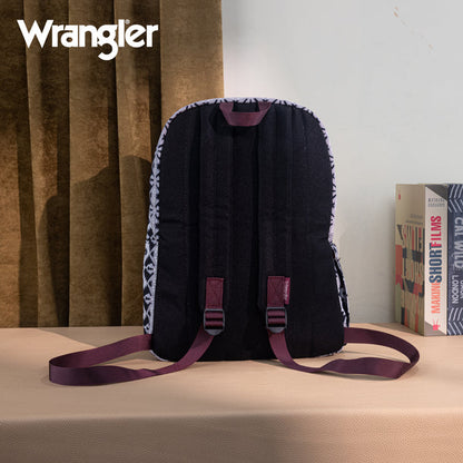 Wrangler Aztec Print Backpack - Black - WG2000-011BK