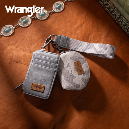 Wrangler Southwestern Art Print Dual Pouch Wristlet