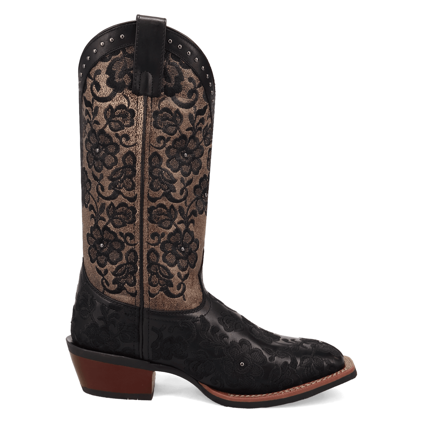 Women's Laredo Flora Leather Boot - Black - 20019
