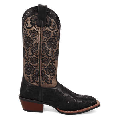 Women's Laredo Flora Leather Boot - Black - 20019
