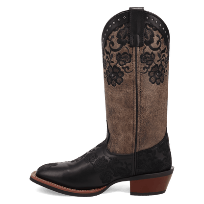 Women's Laredo Flora Leather Boot - Black - 20019