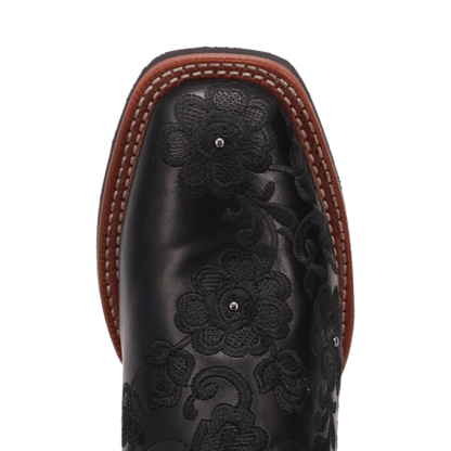 Women's Laredo Flora Leather Boot - Black - 20019