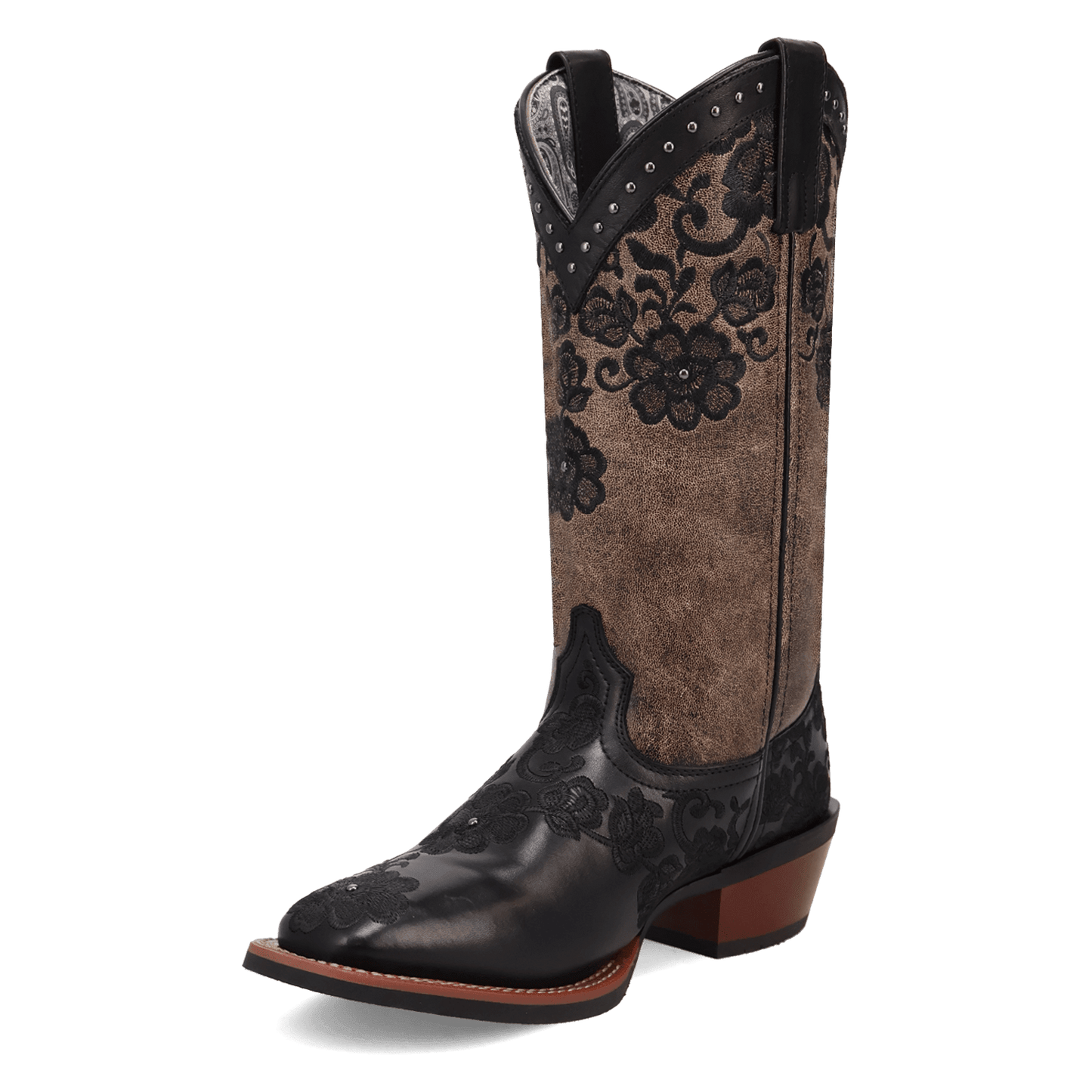 Women's Laredo Flora Leather Boot - Black - 20019