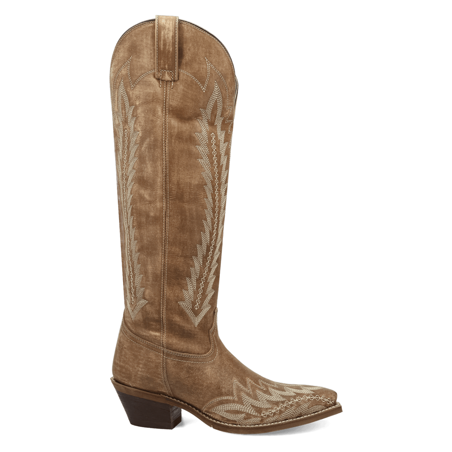 Women's Laredo Roxelle Wide Calf Leather Boot - Honey - 20055WC
