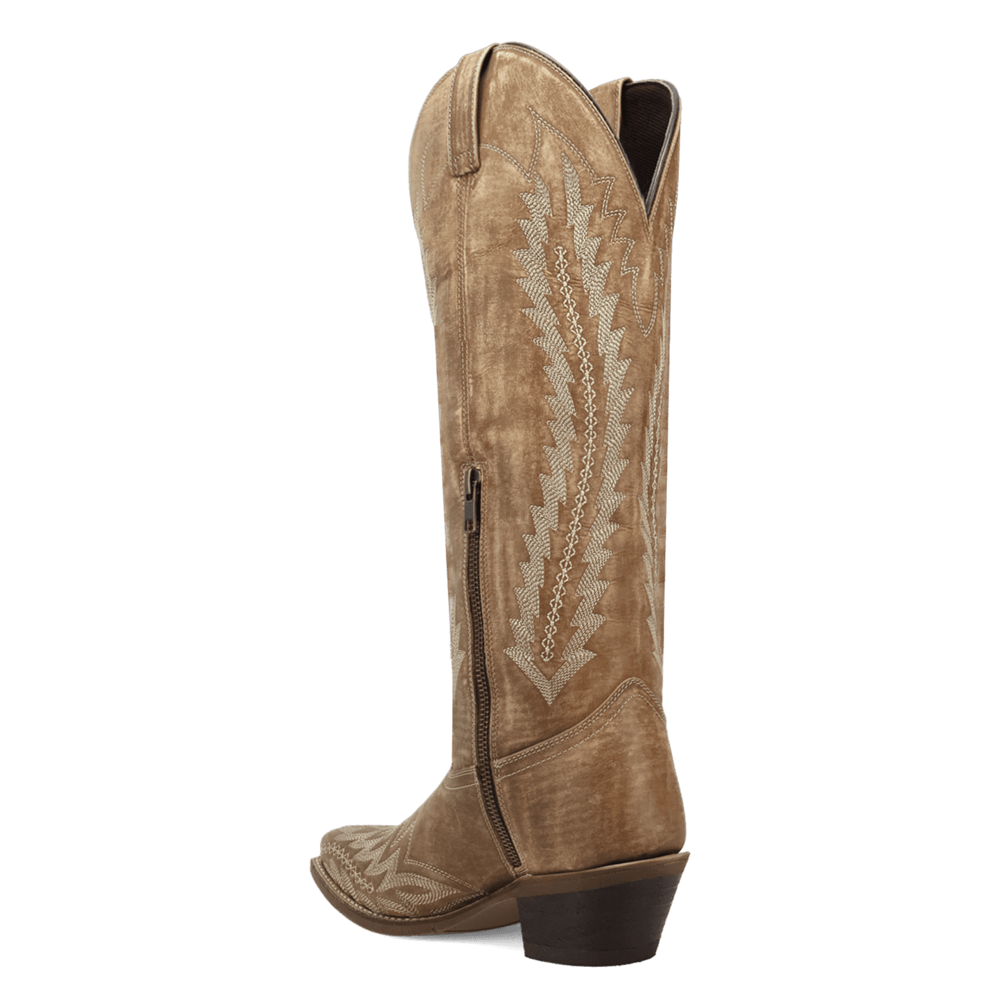 Women's Laredo Roxelle Wide Calf Leather Boot - Honey - 20055WC