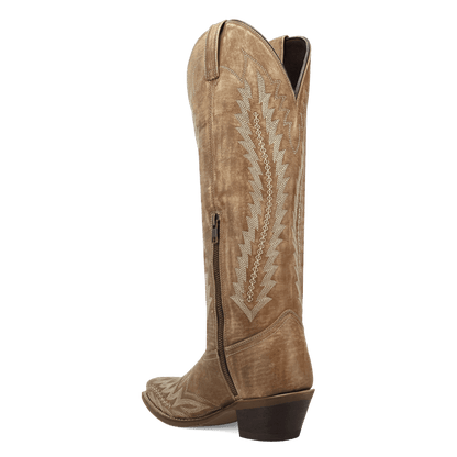 Women's Laredo Roxelle Wide Calf Leather Boot - Honey - 20055WC