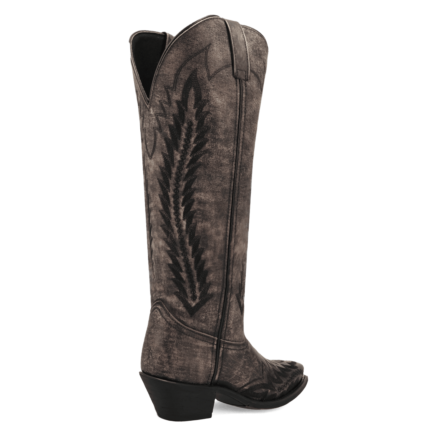 Women's Laredo Roxelle Wide Calf Leather Boot - Black - 20056WC