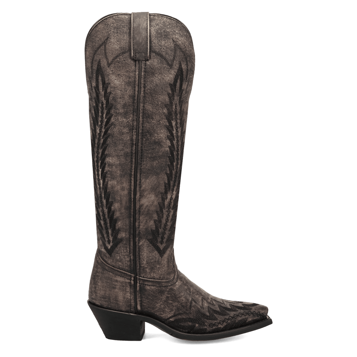 Women's Laredo Roxelle Wide Calf Leather Boot - Black - 20056WC