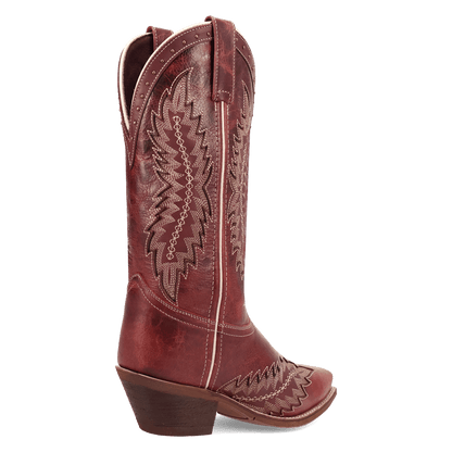 Women's Laredo Coyote Creek Leather Boot - Red - 20058
