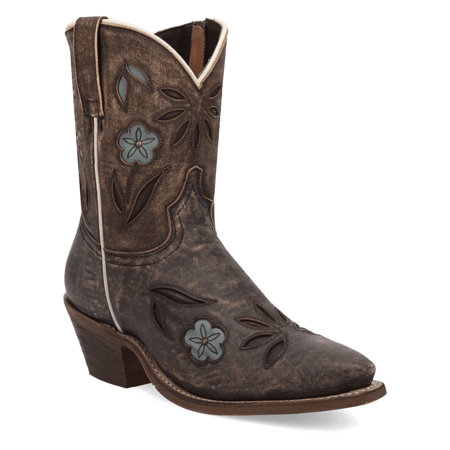 Women's Laredo Wild Petal Leather Bootie - Blue - 20087