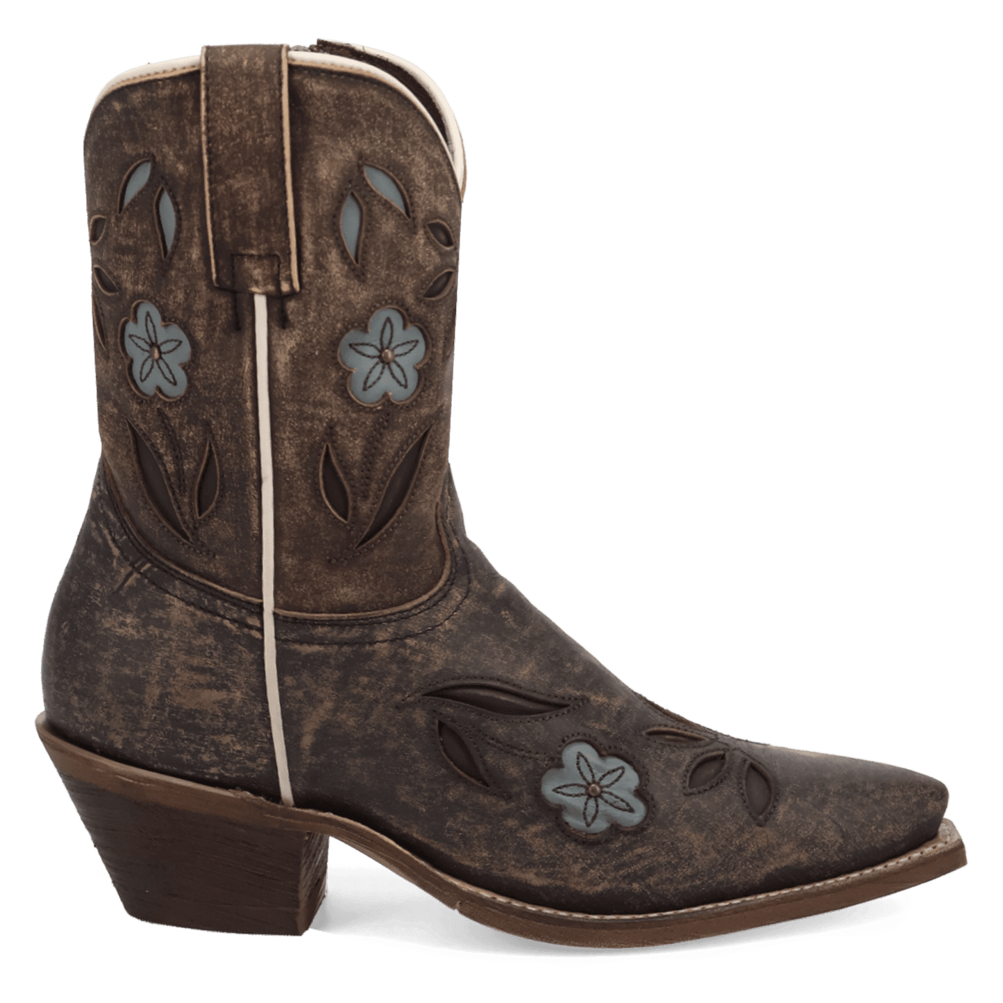 Women's Laredo Wild Petal Leather Bootie - Blue - 20087