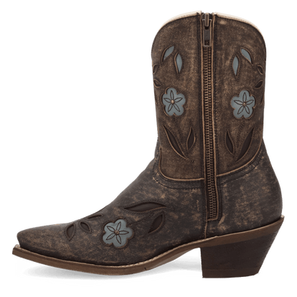 Women's Laredo Wild Petal Leather Bootie - Blue - 20087