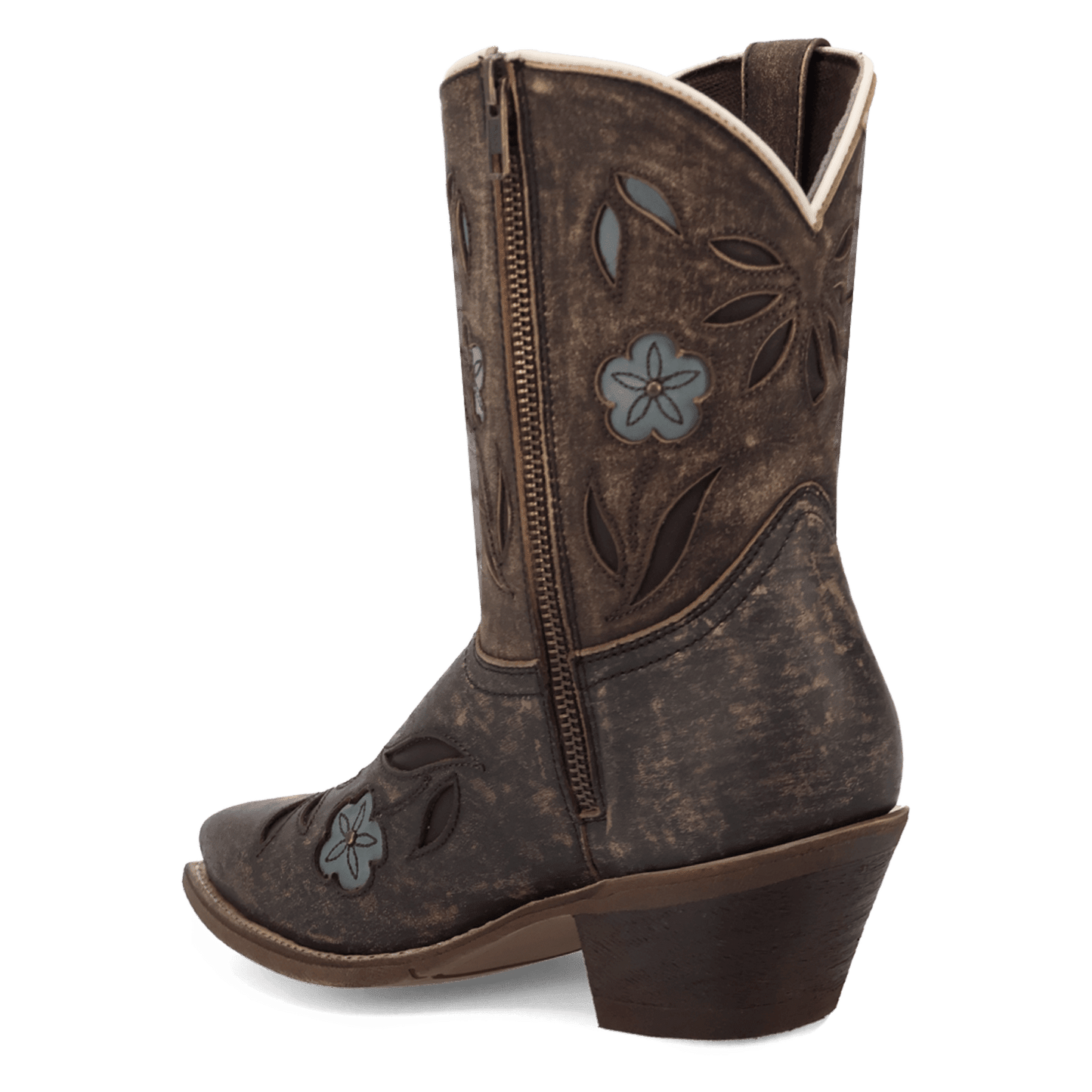 Women's Laredo Wild Petal Leather Bootie - Blue - 20087