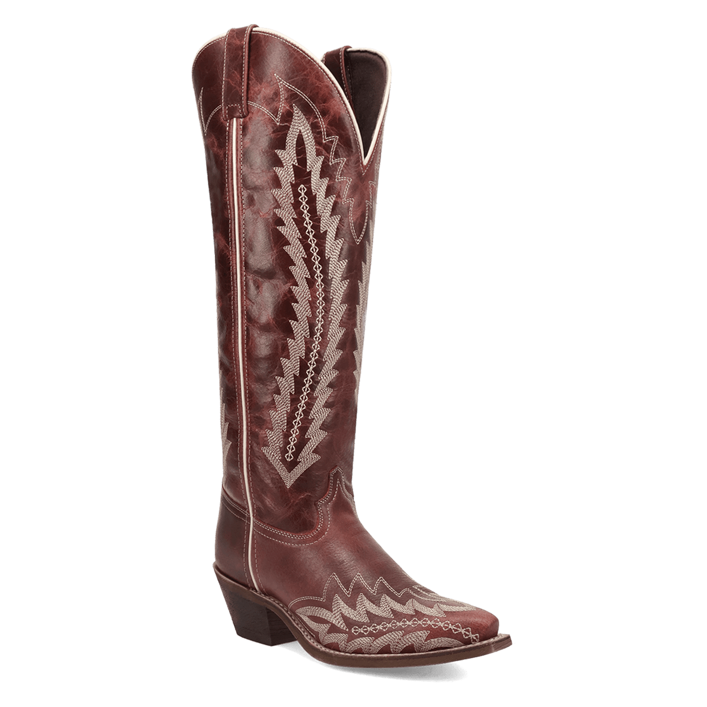 Women's Laredo Roxelle Wide Calf Leather Boot - Red - 20090WC