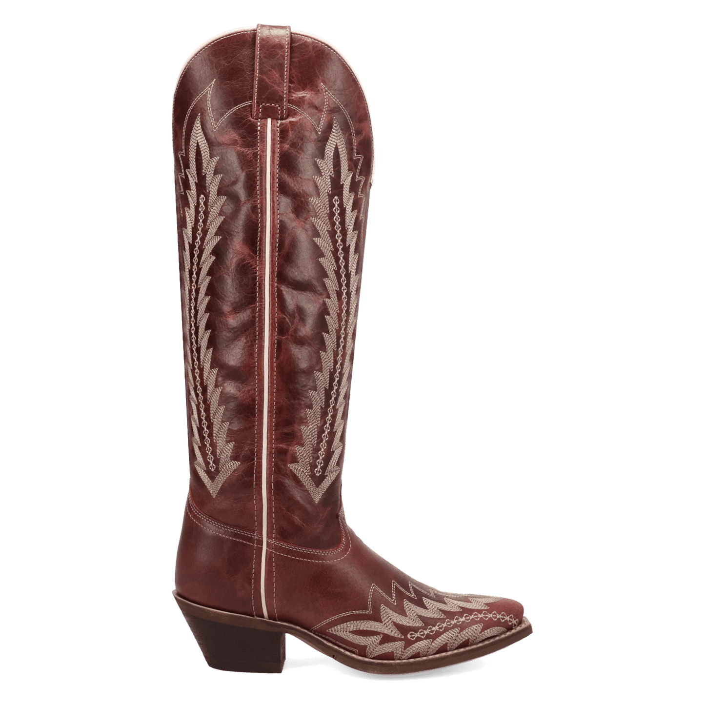 Women's Laredo Roxelle Wide Calf Leather Boot - Red - 20090WC