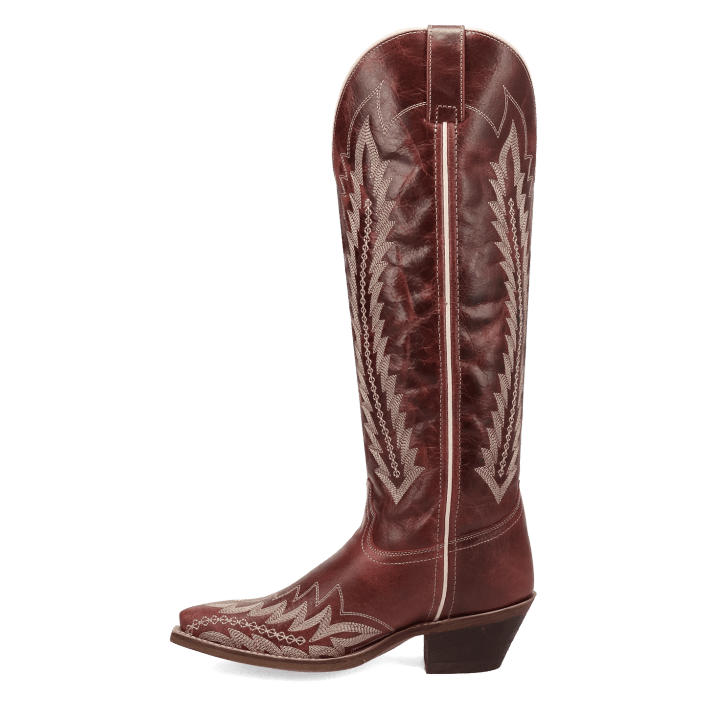 Women's Laredo Roxelle Wide Calf Leather Boot - Red - 20090WC