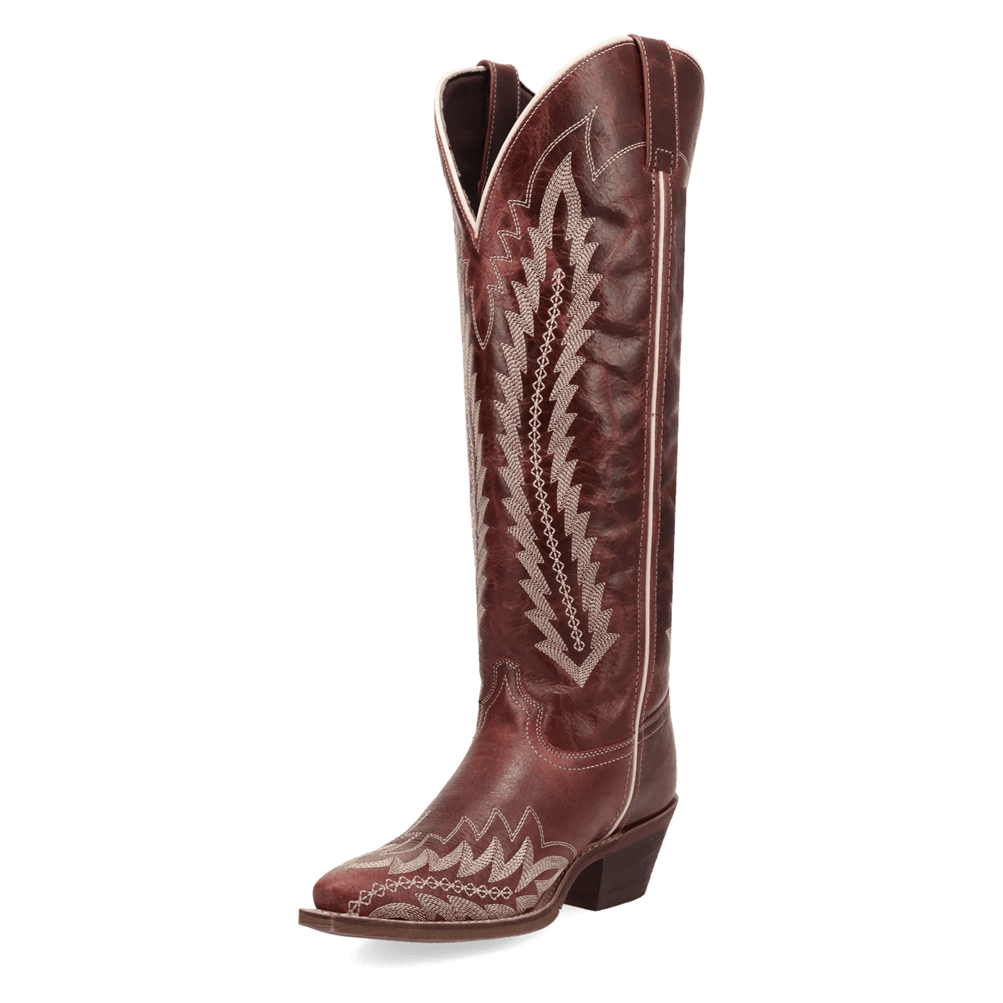 Women's Laredo Roxelle Wide Calf Leather Boot - Red - 20090WC