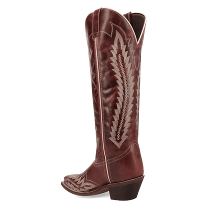 Women's Laredo Roxelle Wide Calf Leather Boot - Red - 20090WC