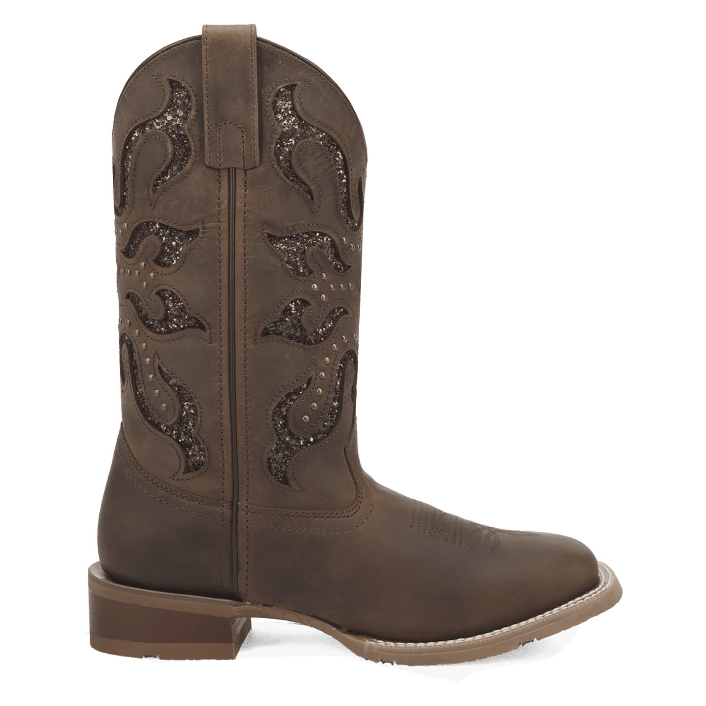 Women's Laredo Lonestar Lace Leather Boot - Brown - 2034