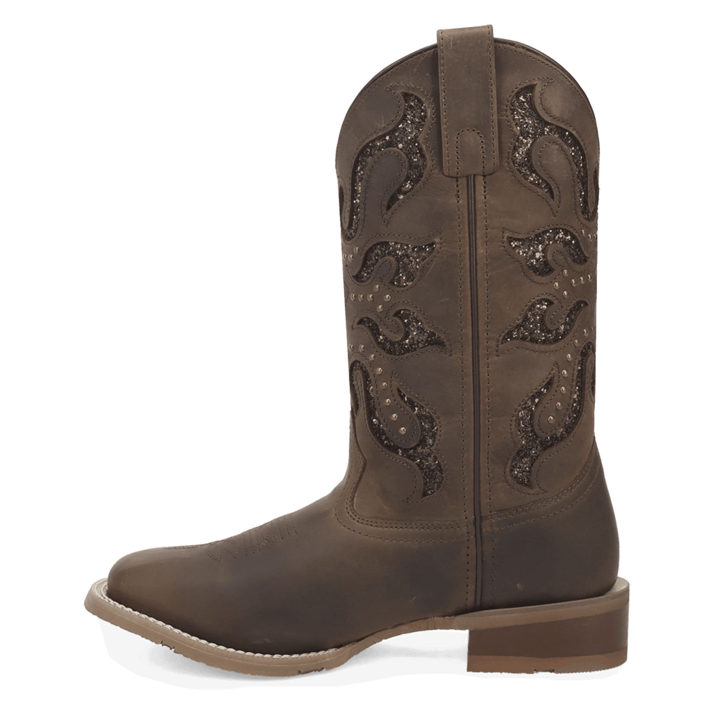 Women's Laredo Lonestar Lace Leather Boot - Brown - 2034