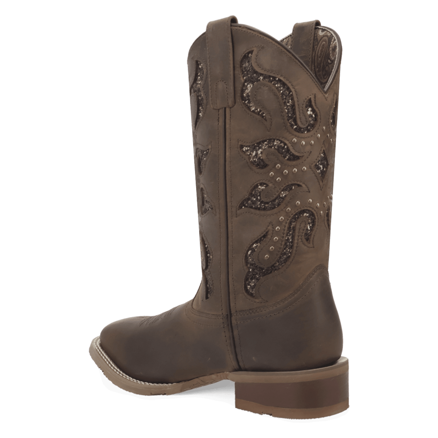 Women's Laredo Lonestar Lace Leather Boot - Brown - 2034