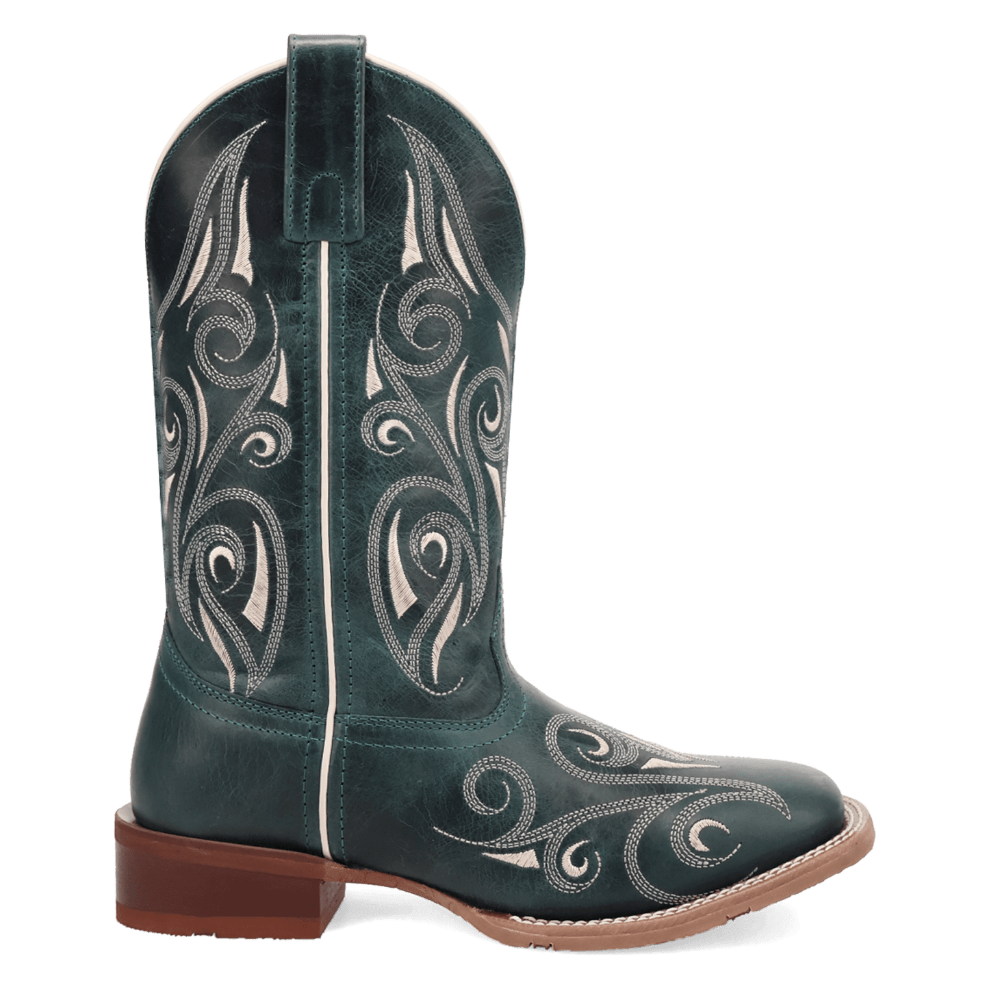 Women's Laredo Spurred Leather Boot - Turquoise - 2037