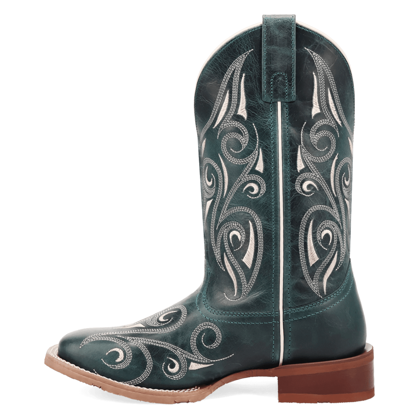 Women's Laredo Spurred Leather Boot - Turquoise - 2037