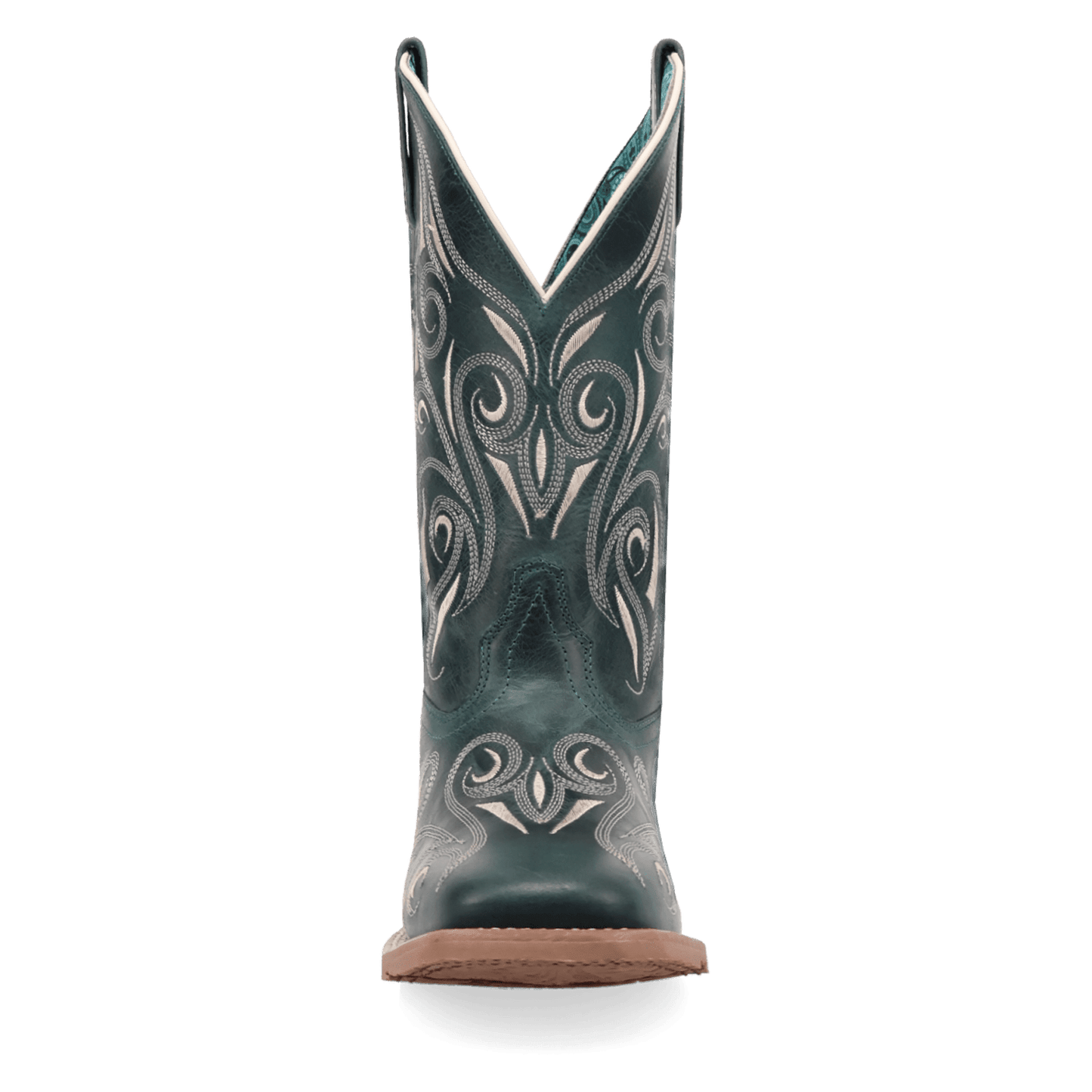 Women's Laredo Spurred Leather Boot - Turquoise - 2037