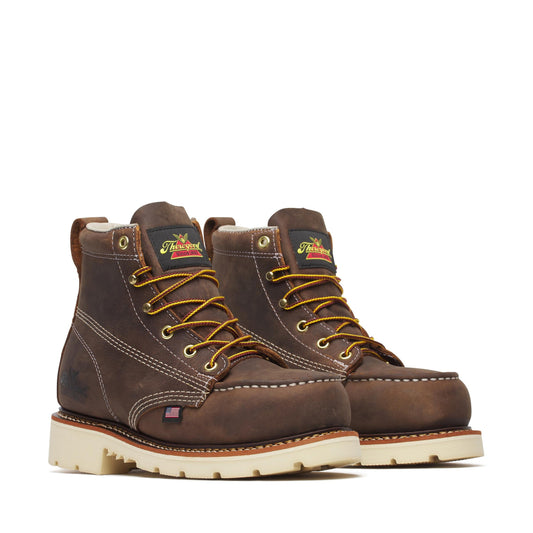 Women's Thorogood American Heritage   Crazy Horse Steel Moc Toe 6" - 504-4375