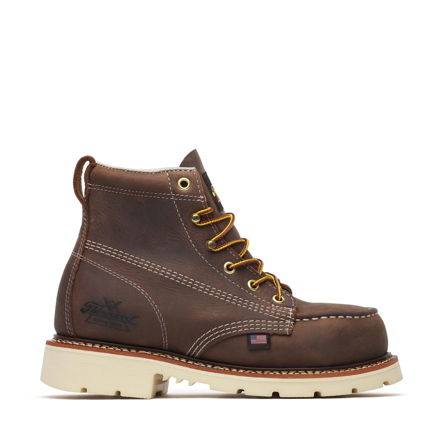 Women's Thorogood American Heritage   Crazy Horse Steel Moc Toe 6" - 504-4375