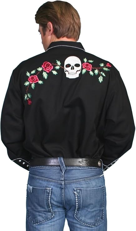 Black Skull Long Sleeve