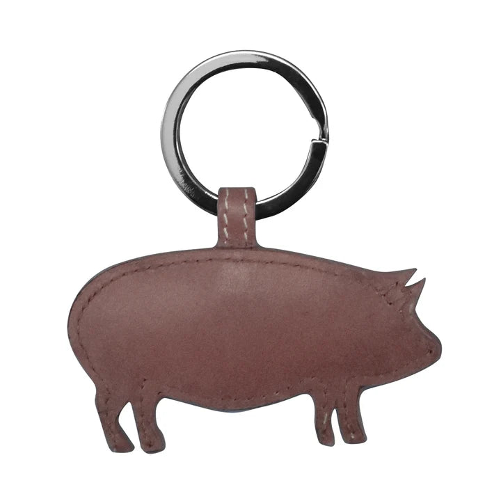 Cow Hair Key Fob