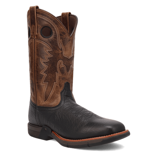 Men's Laredo Alloy Leather Boot - Black - 8030