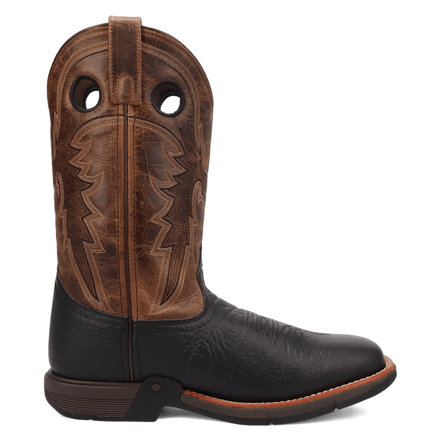 Men's Laredo Alloy Leather Boot - Black - 8030