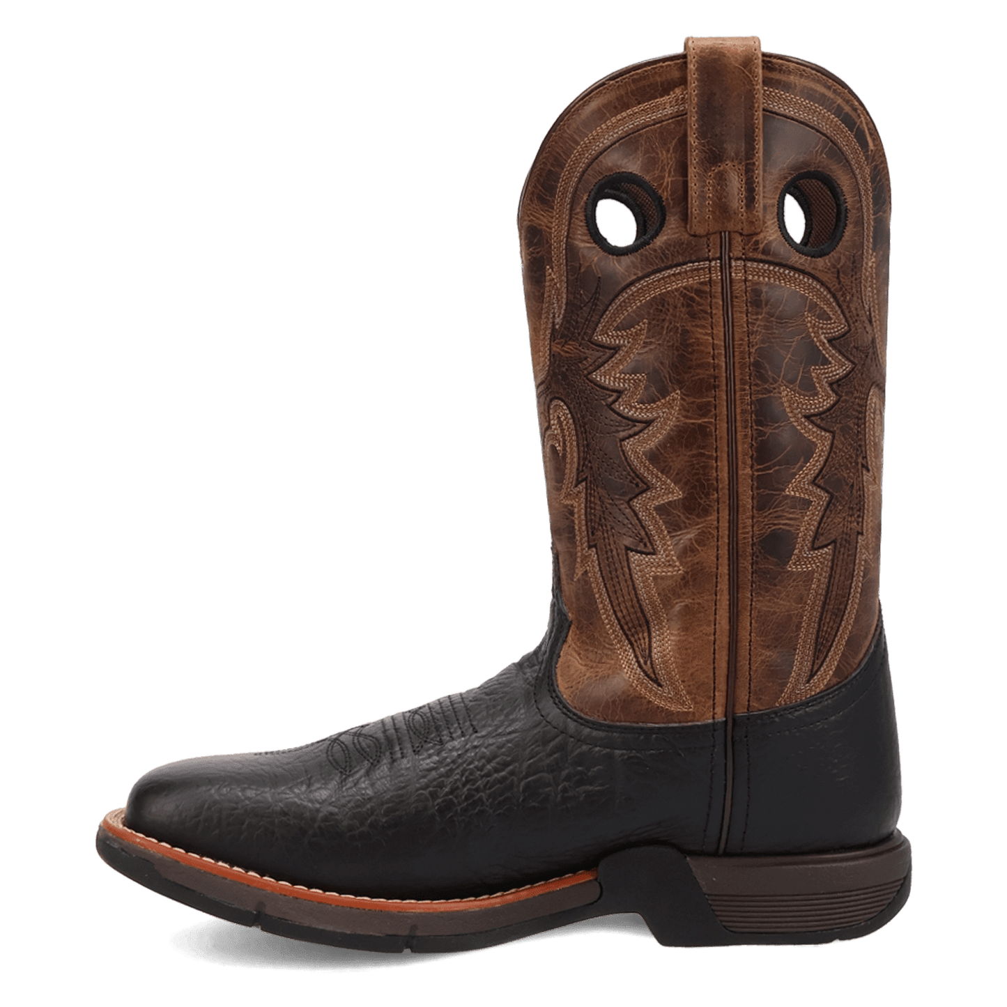 Men's Laredo Alloy Leather Boot - Black - 8030