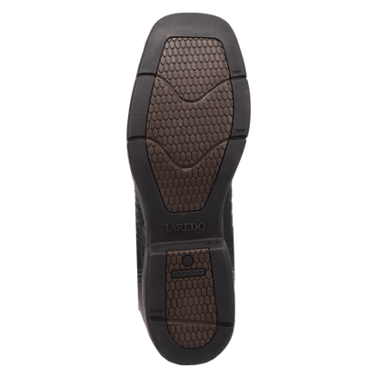 Men's Laredo Alloy Leather Boot - Black - 8030