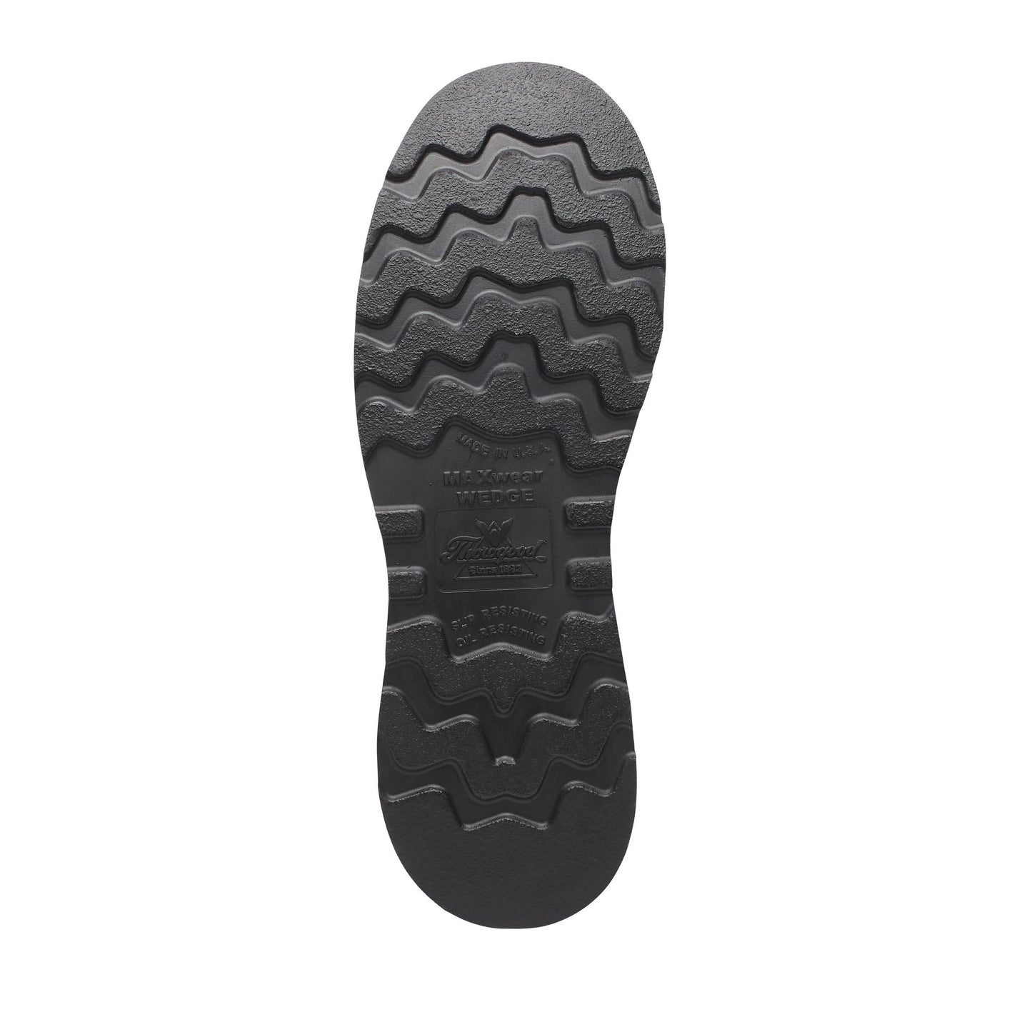 Men's Thorogood WP  Crazy Horse Steel Moc Toe BLK Wedge 8" - 804-3878