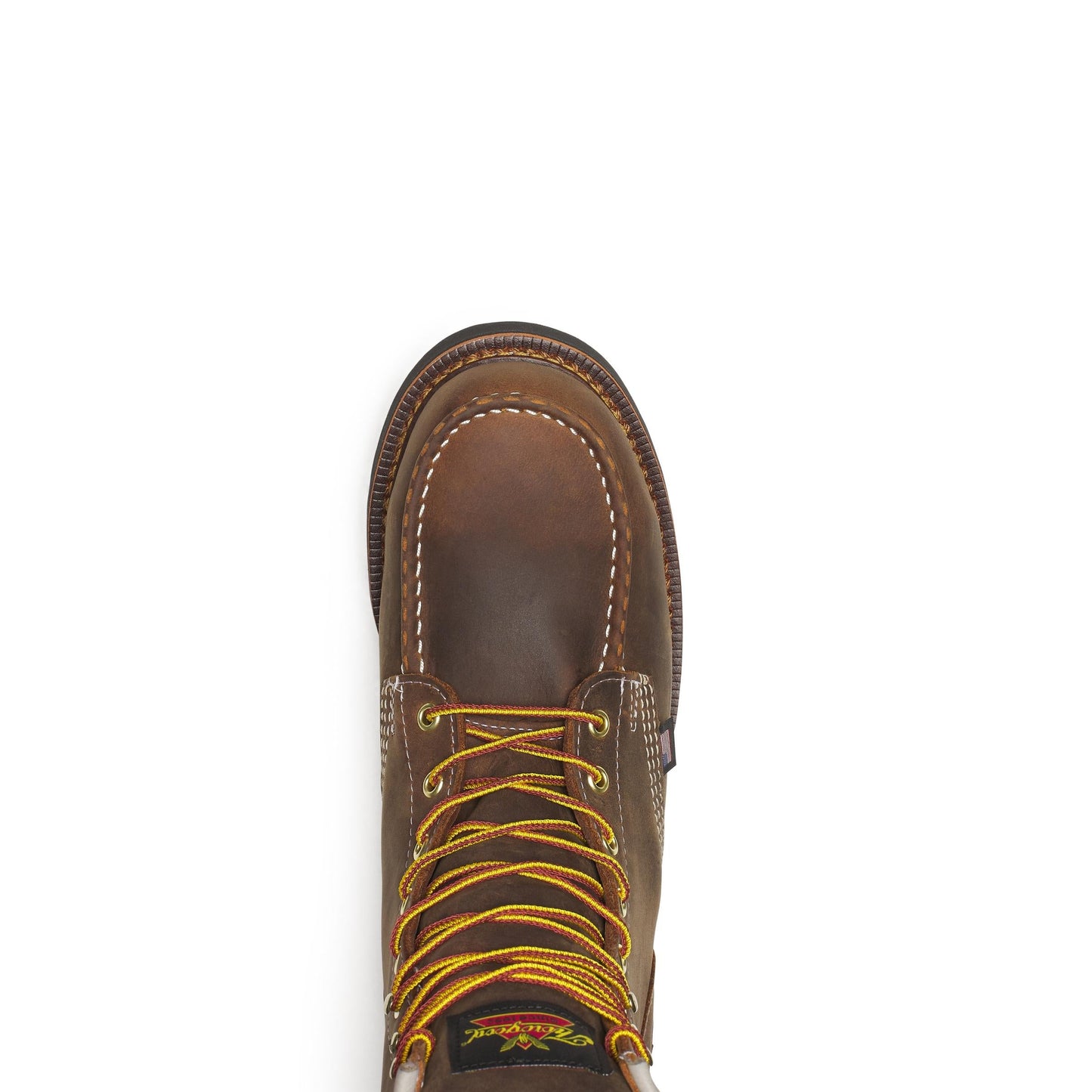 Men's Thorogood WP  Crazy Horse Steel Moc Toe BLK Wedge 8" - 804-3878