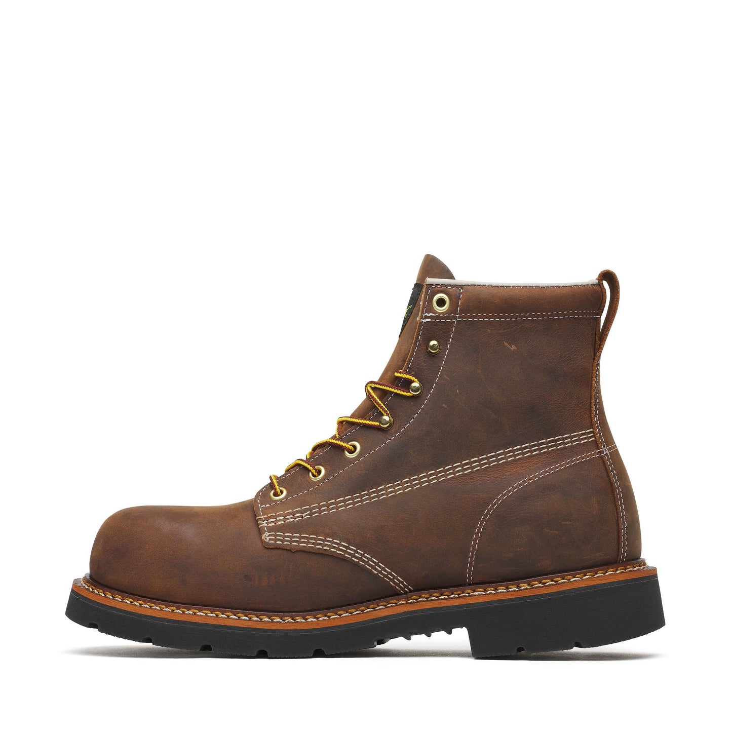 Men's Thorogood 6IN CRZYHRSE BLK INDY RND TOE 6" - 804-4111