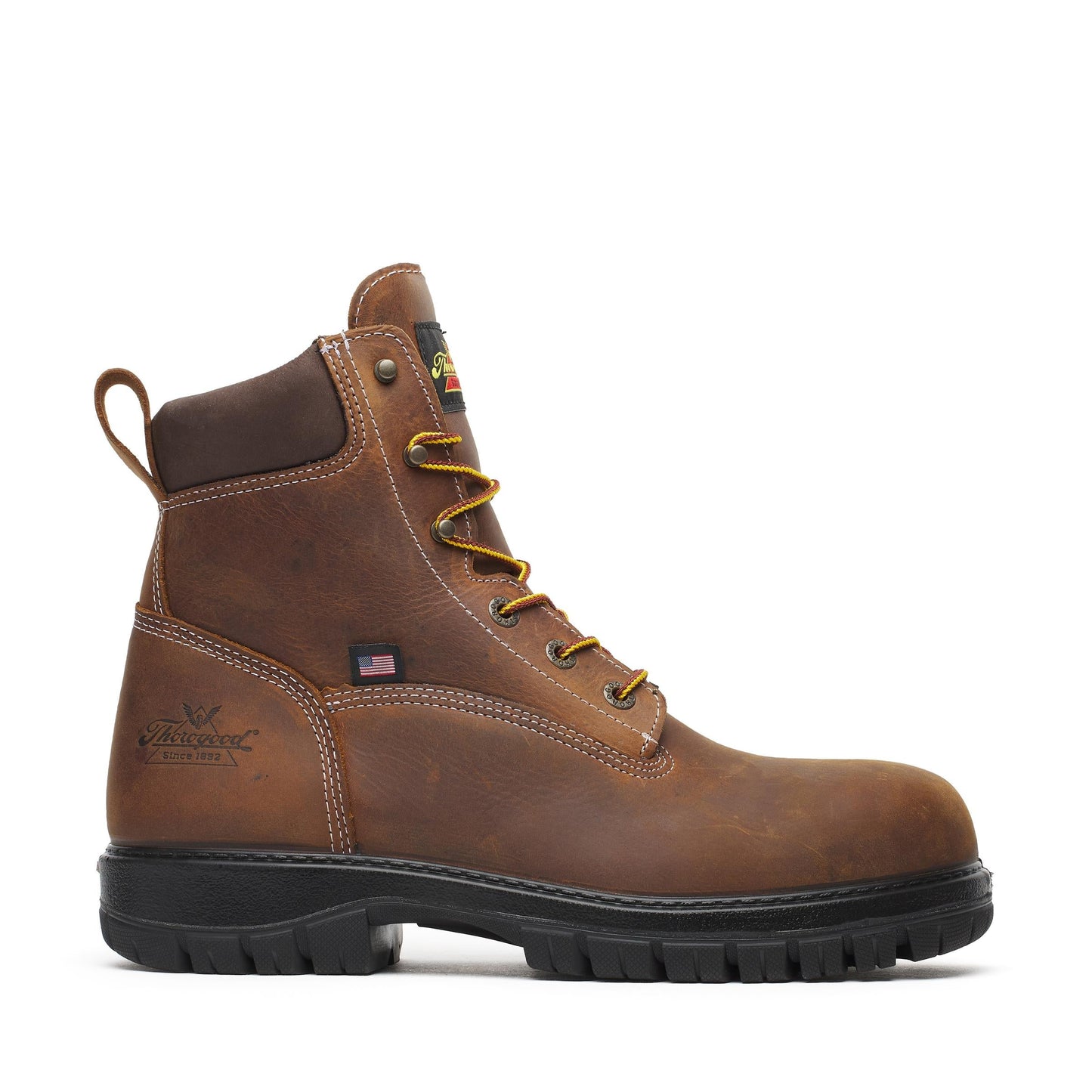 Men's Thorogood Genesis   Chestnut Nano Toe 6" - 804-4151