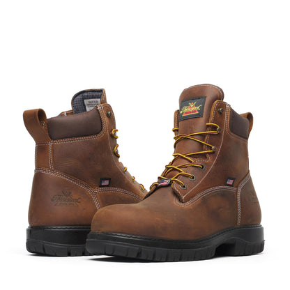 Men's Thorogood Genesis   Chestnut Nano Toe 6" - 804-4151