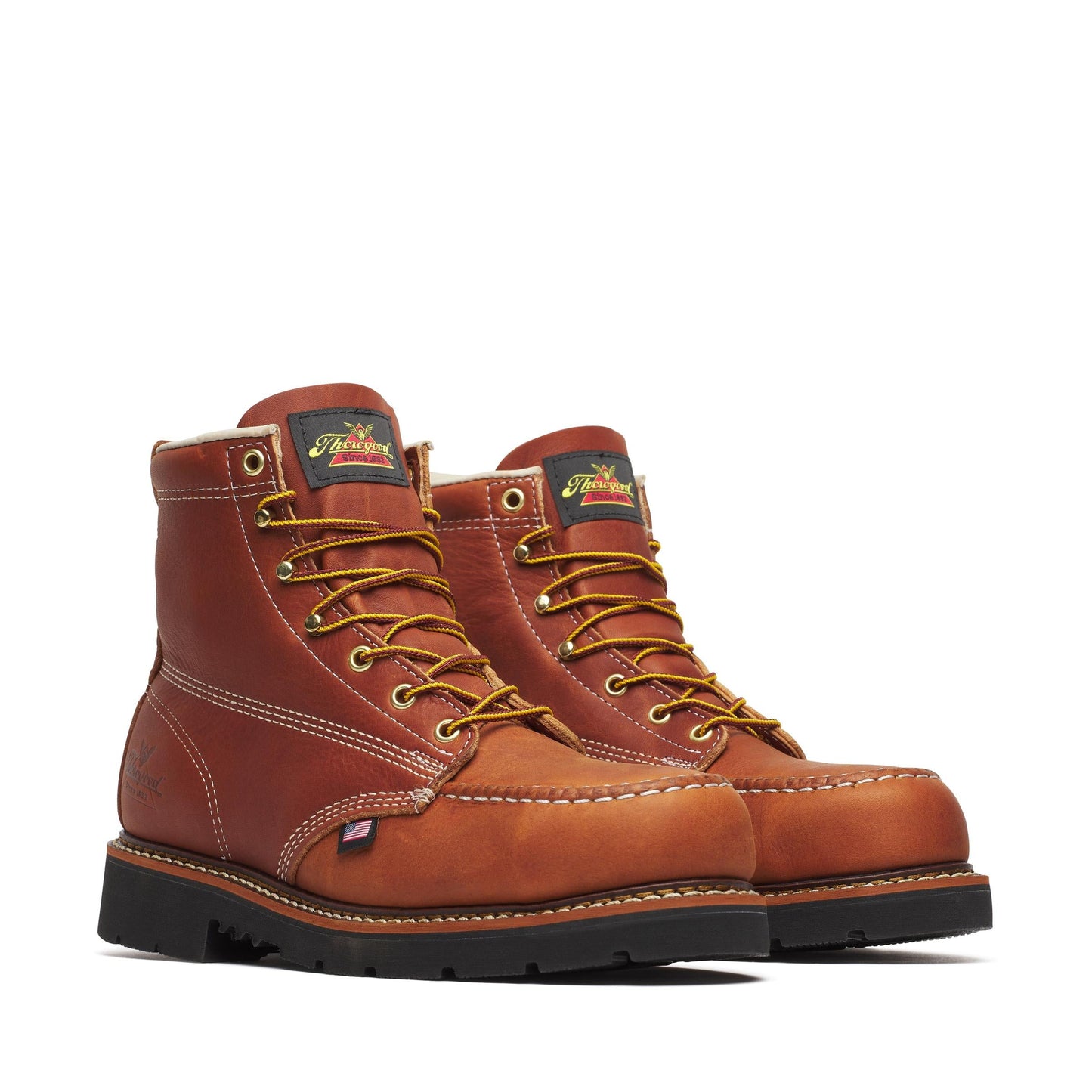 Men's Thorogood IN TOBACCO MOC BLACK INDY 6" - 804-4189