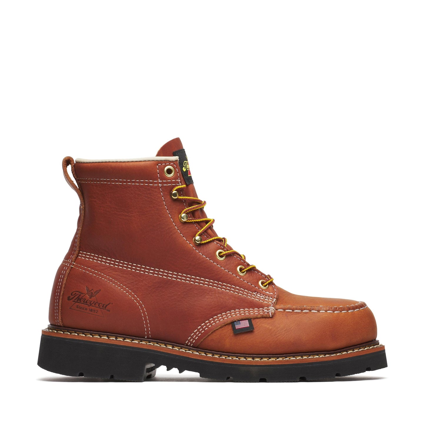 Men's Thorogood IN TOBACCO MOC BLACK INDY 6" - 804-4189