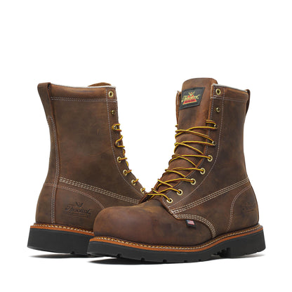 Men's Thorogood 8IN CRZYHRSE BLK INDY RND TOE 8" - 804-4211