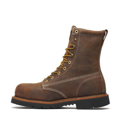 Men's Thorogood 8IN CRZYHRSE BLK INDY RND TOE 8" - 804-4211