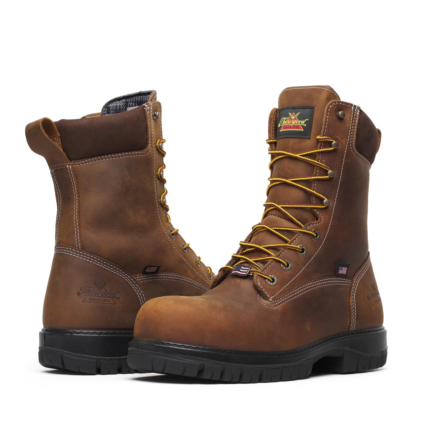 Men's Thorogood Genesis   Chestnut Nano Toe 8" - 804-4251