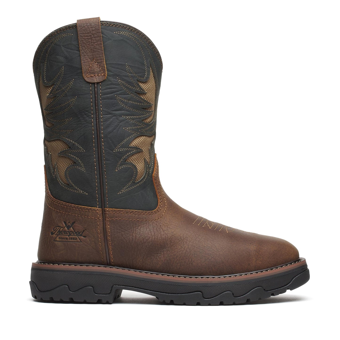 Men's Thorogood Buffalo Ridge   BrownCobalt Nano Sq Toe  - 804-4339
