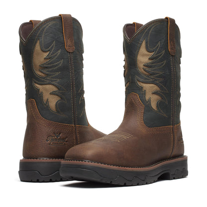 Men's Thorogood Buffalo Ridge   BrownCobalt Nano Sq Toe  - 804-4339