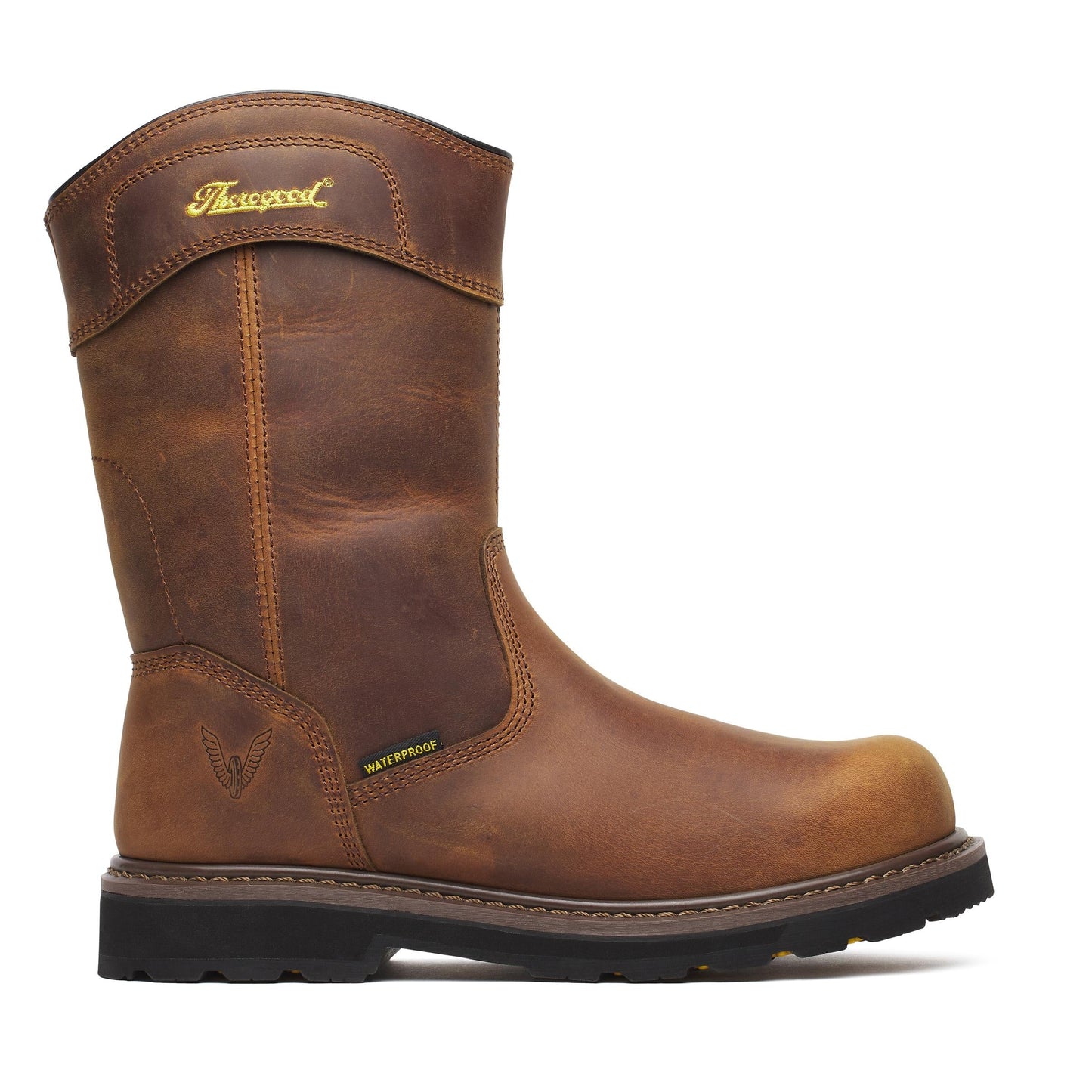 Men's Thorogood Jobsite  WP  Crazy Horse Comp Toe BLK  - 804-4343